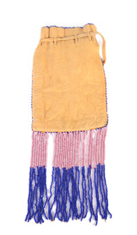 Apache Beaded Hide Bag