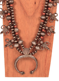 Navajo Squash Blossom Necklace