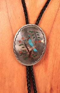 Navajo Bolo Tie By Raymond Boyd