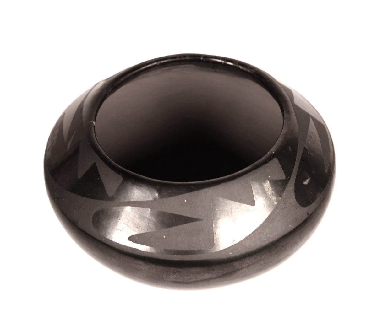 San Ildefonso Pueblo Black on Black Pottery By Maria Martinez