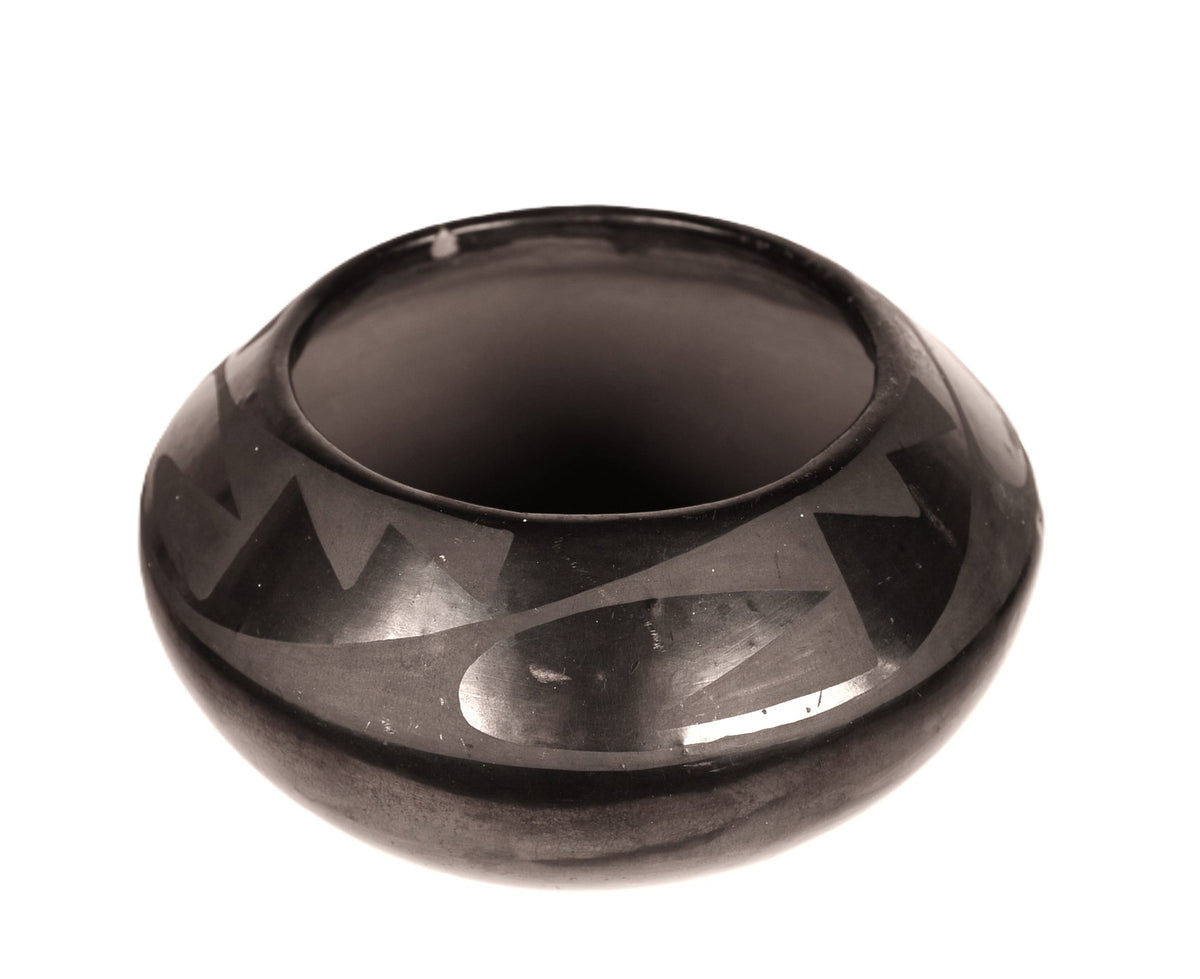 San Ildefonso Pueblo Black on Black Pottery By Maria Martinez
