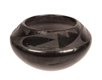 San Ildefonso Pueblo Black on Black Pottery By Maria Martinez