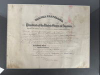 Grover Cleveland Presidential Appointment for the "Agent for the Indians of the Cheyenne River Agency in Dakota"