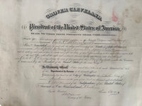 Grover Cleveland Presidential Appointment for the "Agent for the Indians of the Cheyenne River Agency in Dakota"