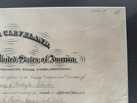 Grover Cleveland Presidential Appointment for the "Agent for the Indians of the Rosebud Agency in South Dakota"