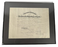 William McKinley Presidential Appointment for the "Agent for the Indians of the Rosebud Agency in South Dakota"