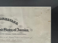 William McKinley Presidential Appointment for the "Agent for the Indians of the Rosebud Agency in South Dakota"