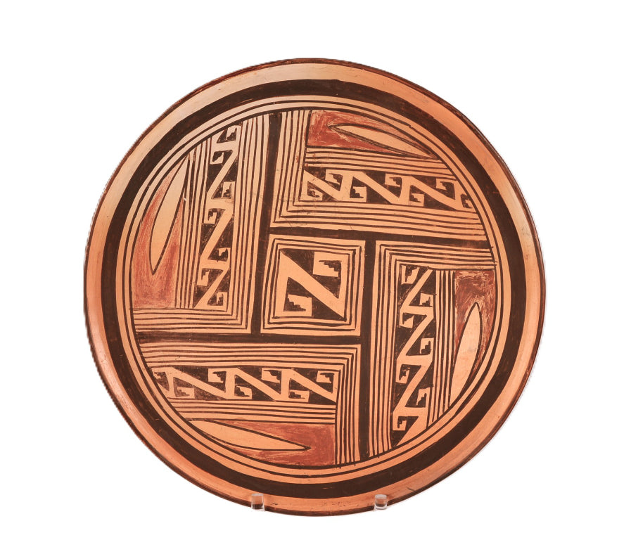 Hopi Pueblo Pottery Dish By Grace Chapella
