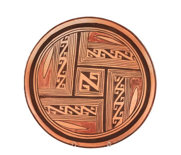 Hopi Pueblo Pottery Dish By Grace Chapella