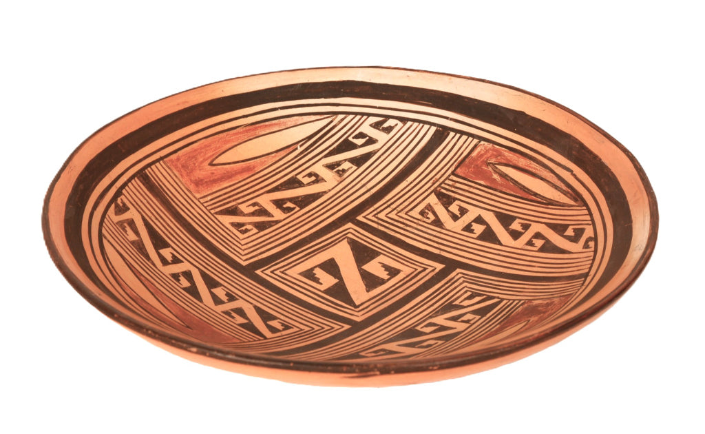 Hopi Pueblo Pottery Dish By Grace Chapella