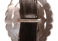 Navajo Sterling Silver Concho Belt