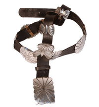 Navajo Sterling Silver Concho Belt