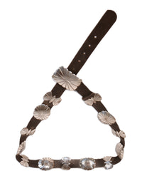 Navajo Sterling Silver Concho Belt