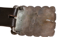 Navajo Sterling Silver Concho Belt