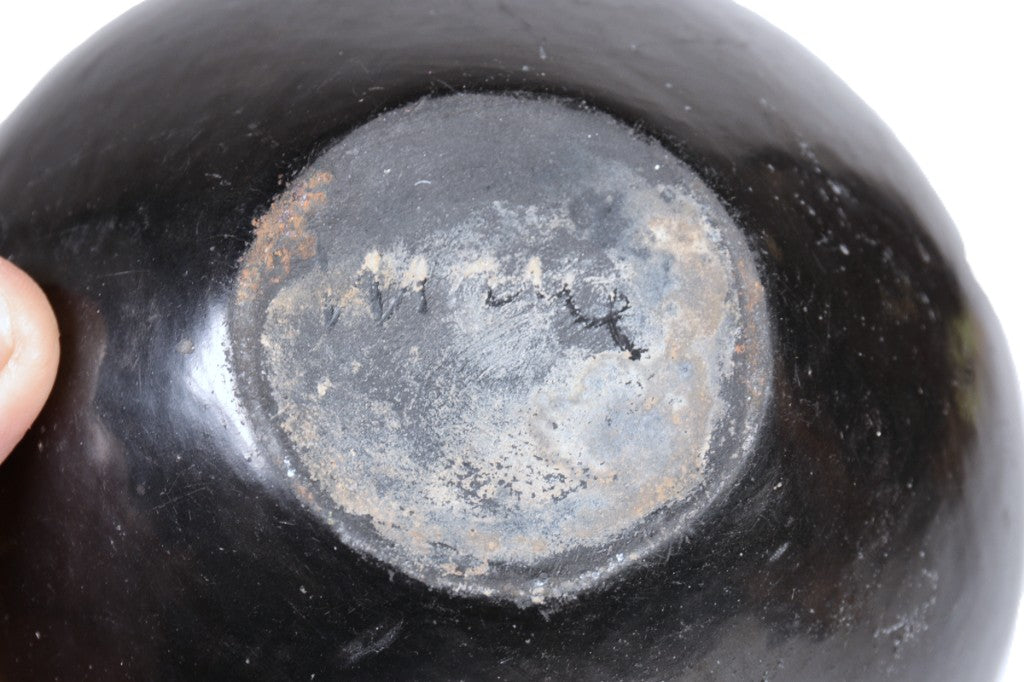 San Ildefonso Black on Black Pottery Jar By Maria Martinez