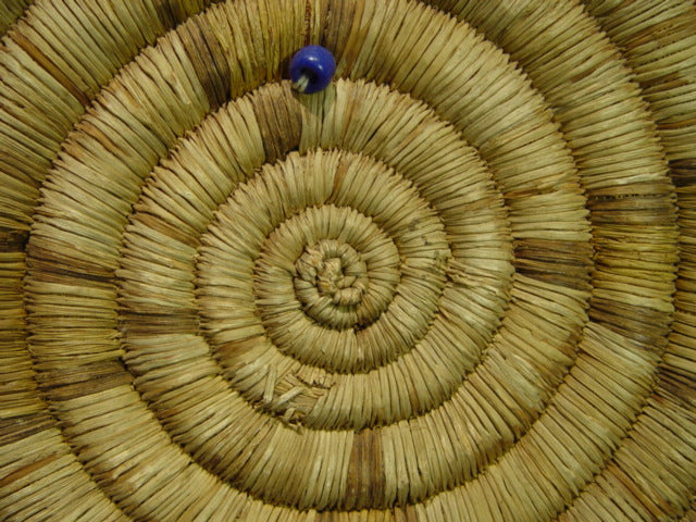 Large Coiled Hopi Basketry Tray