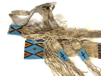 Plains Beaded Hide Bow and Quiver Case