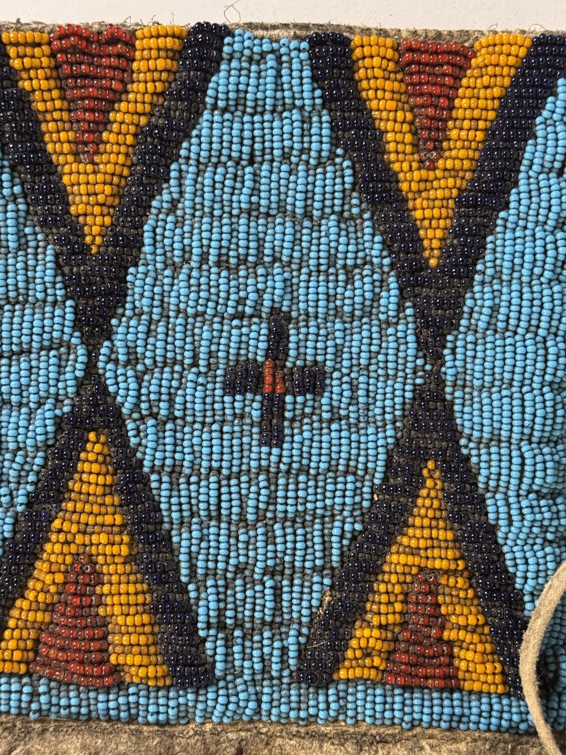 Plains Beaded Hide Bow and Quiver Case
