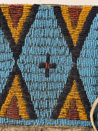 Plains Beaded Hide Bow and Quiver Case