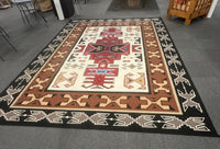 Southwest Area Rug, Navajo Teec Nos Pos Style, Contemporary 10' x 14'
