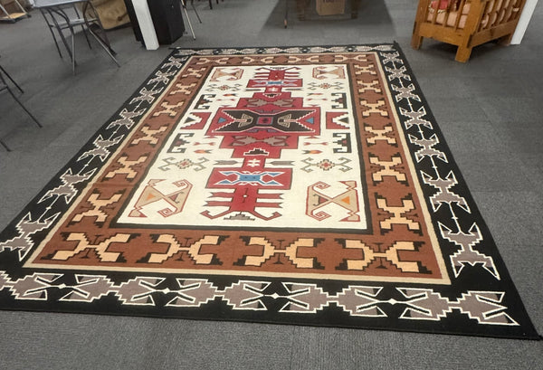 Southwest Area Rug, Navajo Teec Nos Pos Style, Contemporary 10' x 14'
