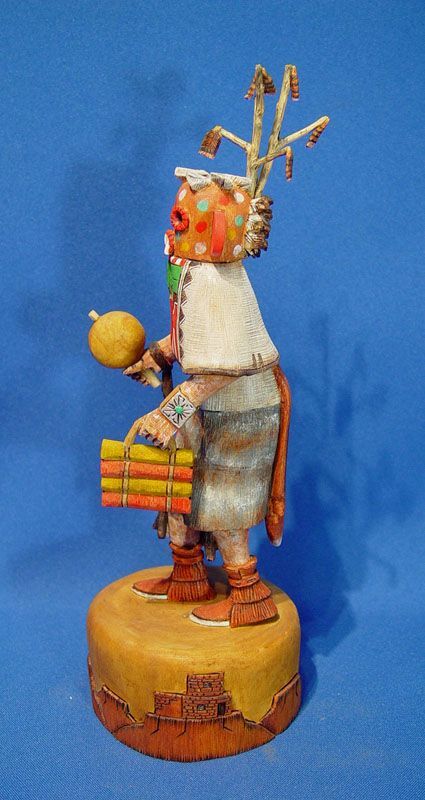 Hopi Kachina Earth God (Masau'u) By Lauren Honyouti
