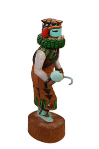 Hopi Kachina Three-Nosed Sikyahote Doll By Herschel Talashoma, Jr.