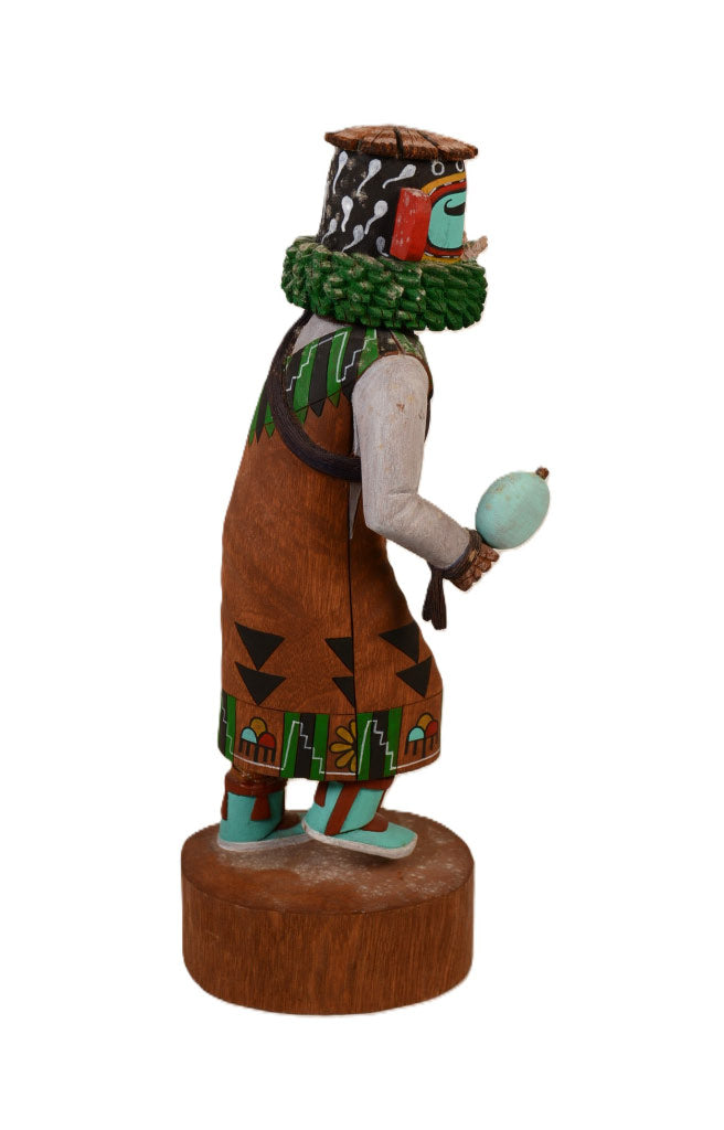 Hopi Kachina Three-Nosed Sikyahote Doll By Herschel Talashoma, Jr.
