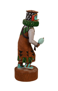 Hopi Kachina Three-Nosed Sikyahote Doll By Herschel Talashoma, Jr.