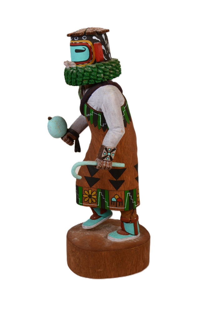 Hopi Kachina Three-Nosed Sikyahote Doll By Herschel Talashoma, Jr.