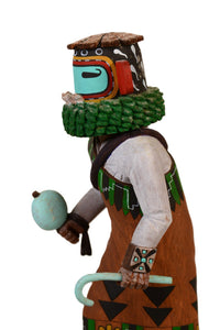 Hopi Kachina Three-Nosed Sikyahote Doll By Herschel Talashoma, Jr.