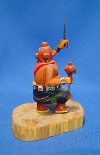 Hopi Kachina Miniature Mudhead Doll By Leonard Honahnie