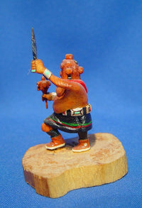 Hopi Kachina Miniature Mudhead Doll By Leonard Honahnie