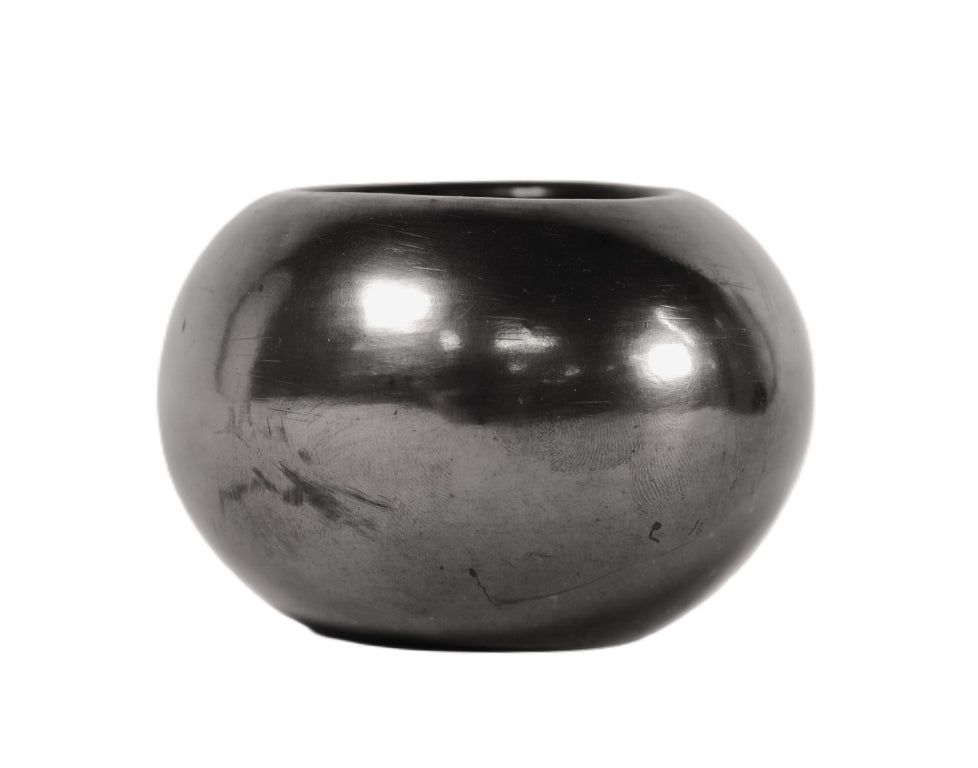 San Ildefonso Pueblo Blackware Bowl By Maria Martinez