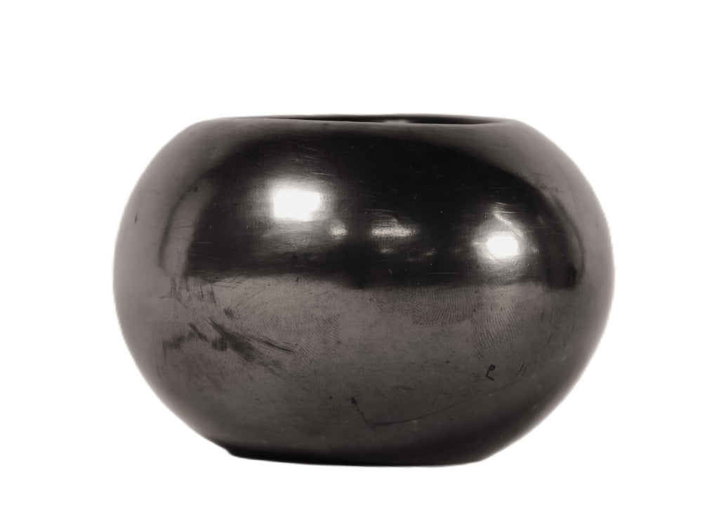 San Ildefonso Pueblo Blackware Bowl By Maria Martinez