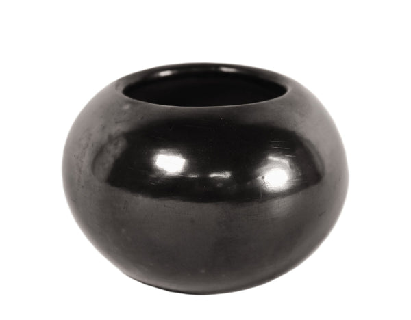 San Ildefonso Pueblo Blackware Bowl By Maria Martinez