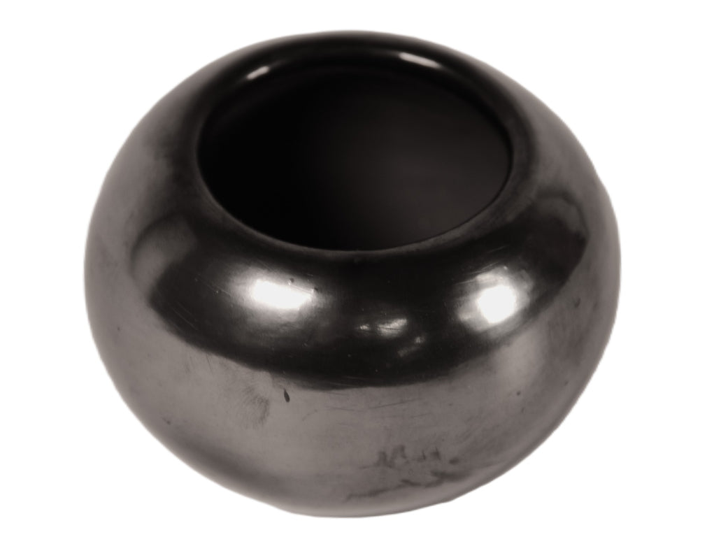 San Ildefonso Pueblo Blackware Bowl By Maria Martinez