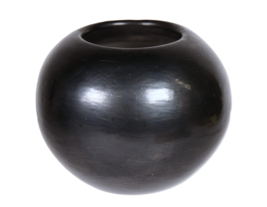 San Ildefonso Pueblo Black Ware Bowl By Maria Martinez