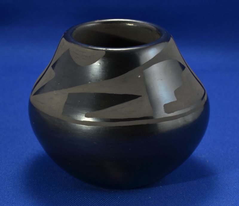 San Ildefonso Pottery Jar By Maria Martinez and Santana