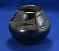 San Ildefonso Pottery Jar By Maria Martinez and Santana