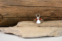 Zuni Sterling Silver and Inlay Angel Ring