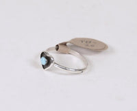 Navajo Ring Neha Heart with Turquoise Size 6