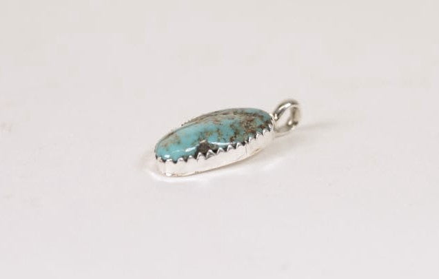Navajo Turquoise Pendant by Dorothy Yazzie