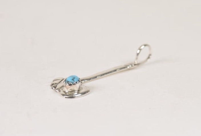 Navajo Silver (Golf) Club with turquoise Pendant by Pauline Nelson