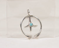 Navajo Silver Naja pendant