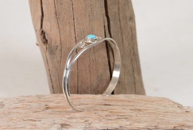 Navajo Sterling Silver Bracelet By Judy Lincoln