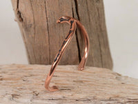 Navajo Copper Bracelet with Arrows