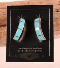 Navajo Sterling Silver Earrings By Resina Konista