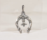 Navajo Sterling Silver Naja Pendant By Pauline Nelson