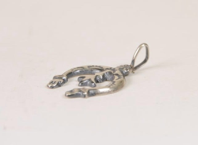 Navajo Sterling Silver Naja Pendant By Pauline Nelson